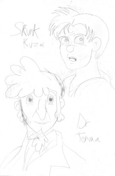 my_doctor_tenma_and_skunk_kusai_sketch_by_astrogirl500-d5awxys.jpg